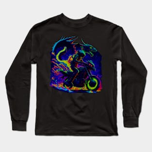 Motorcycle Dragon Racer Racing Long Sleeve T-Shirt